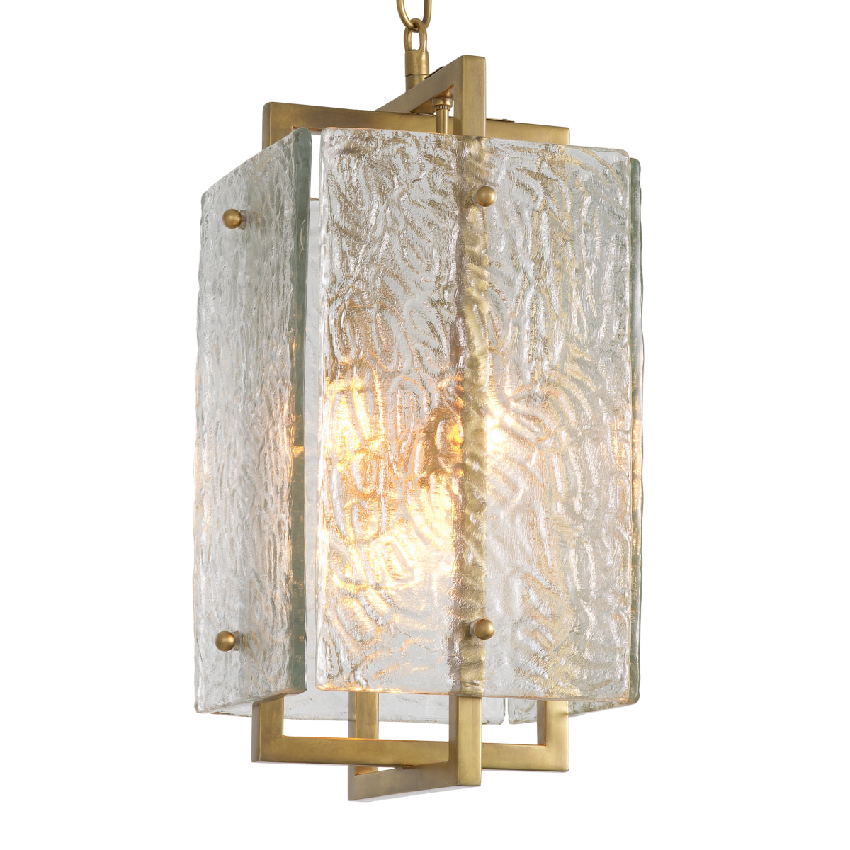 Gold Glass Pendant Light Solara | Eichholtz Miami