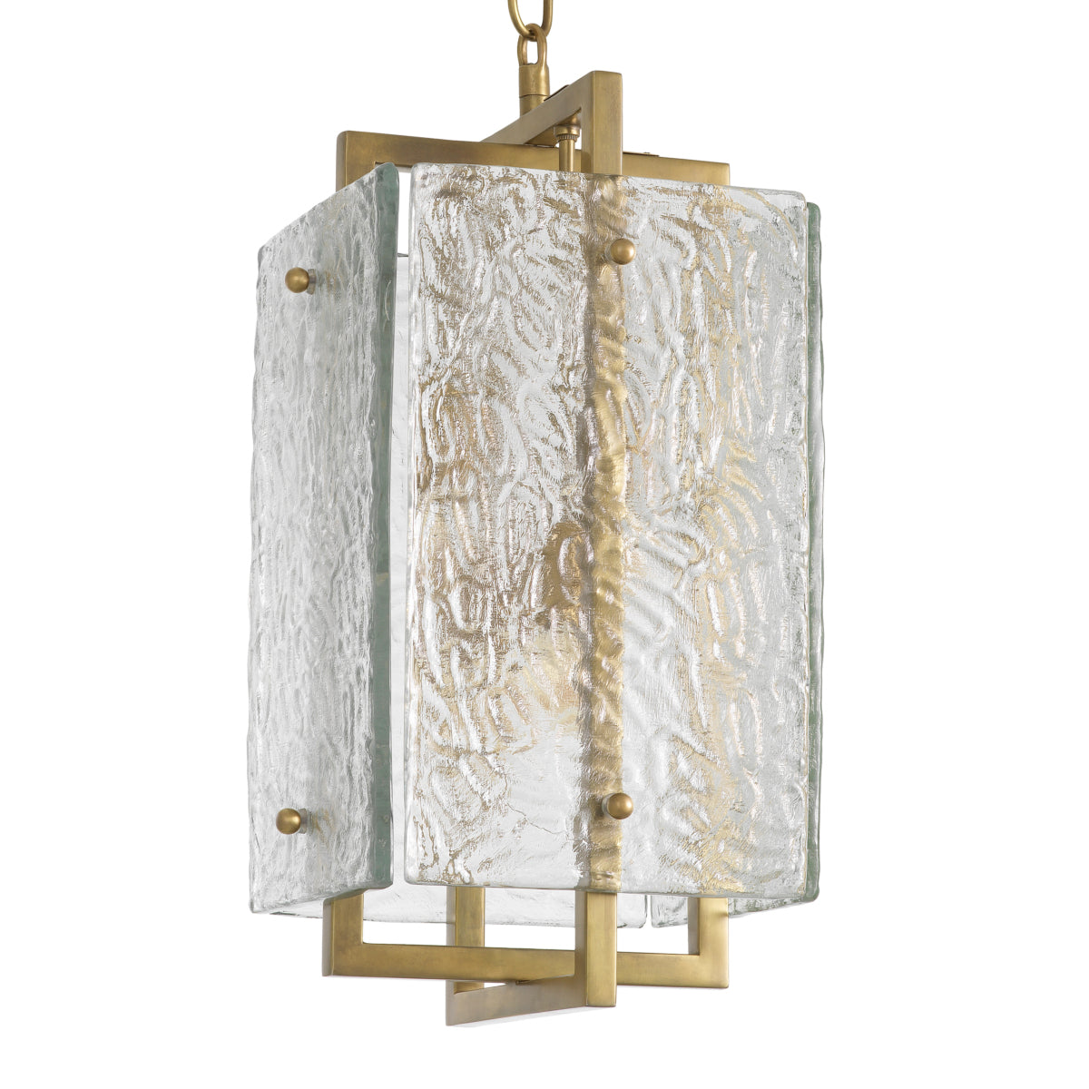 Gold Glass Pendant Light Solara | Eichholtz Miami