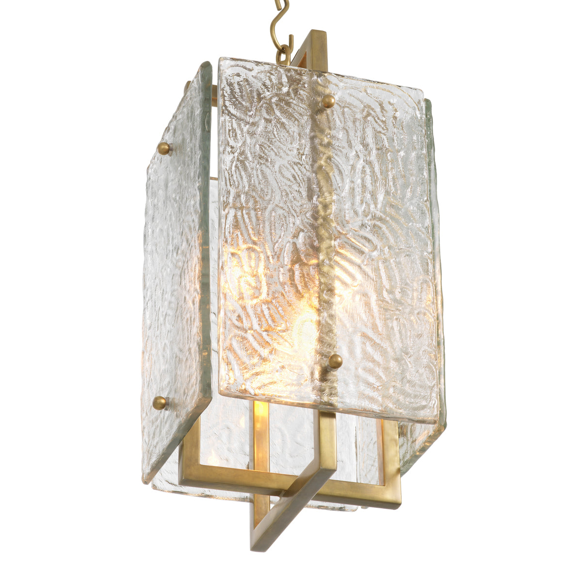 Gold Glass Pendant Light Solara | Eichholtz Miami