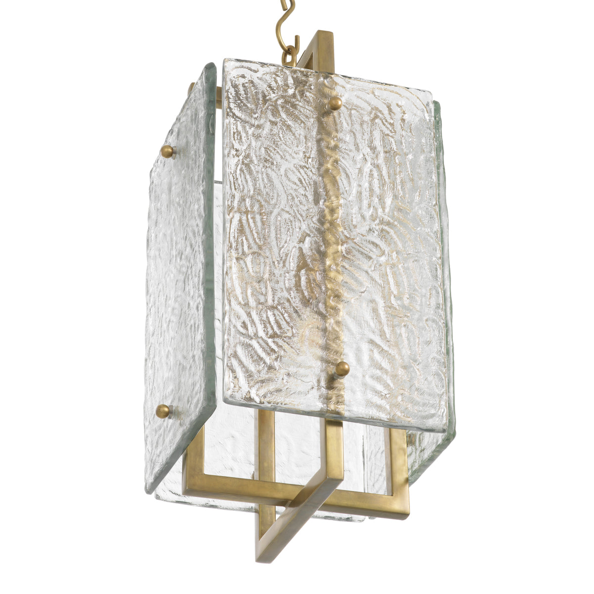 Gold Glass Pendant Light Solara | Eichholtz Miami