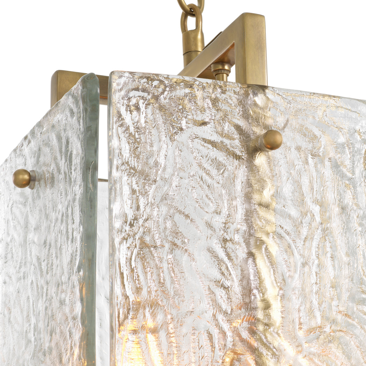 Gold Glass Pendant Light Solara | Eichholtz Miami