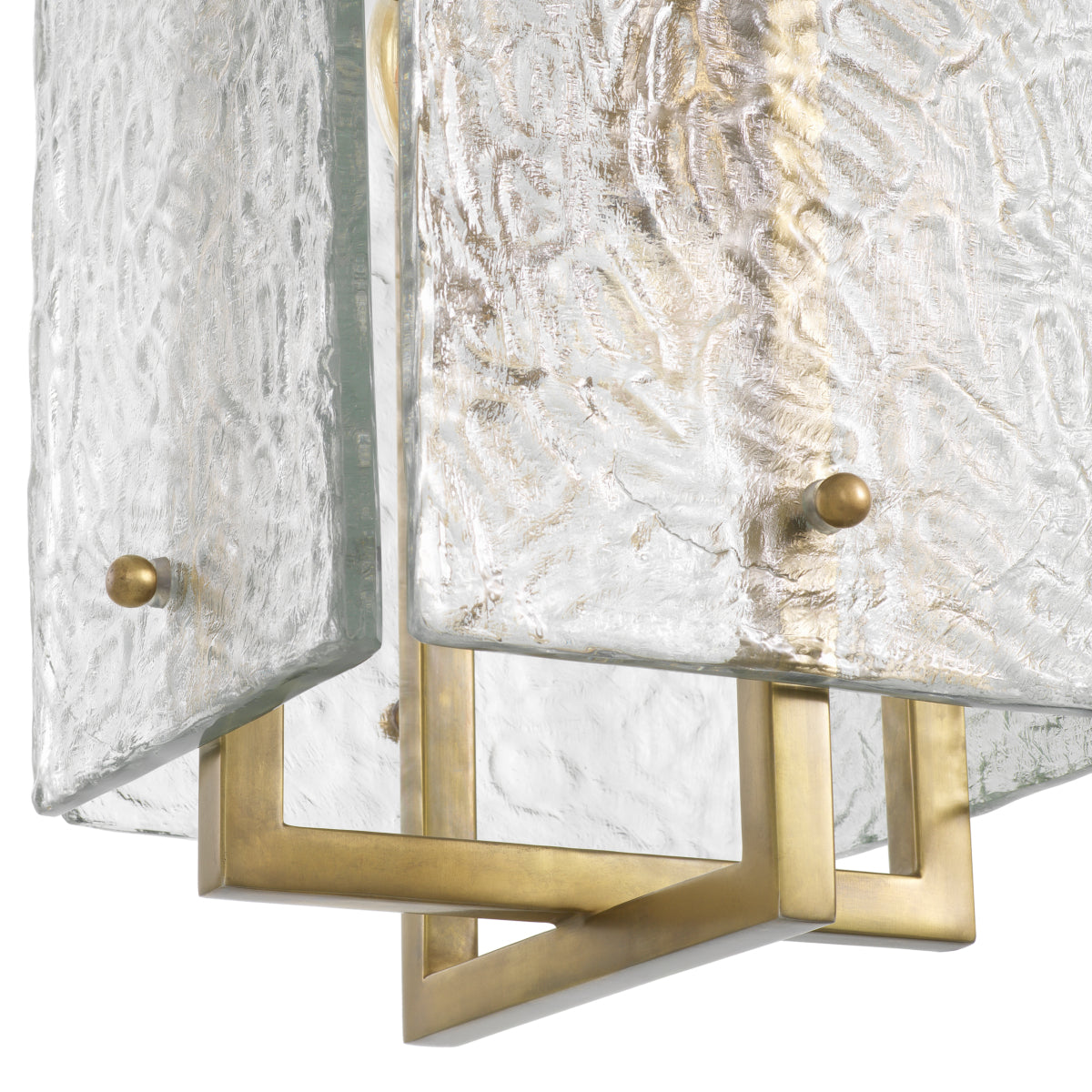 Gold Glass Pendant Light Solara | Eichholtz Miami