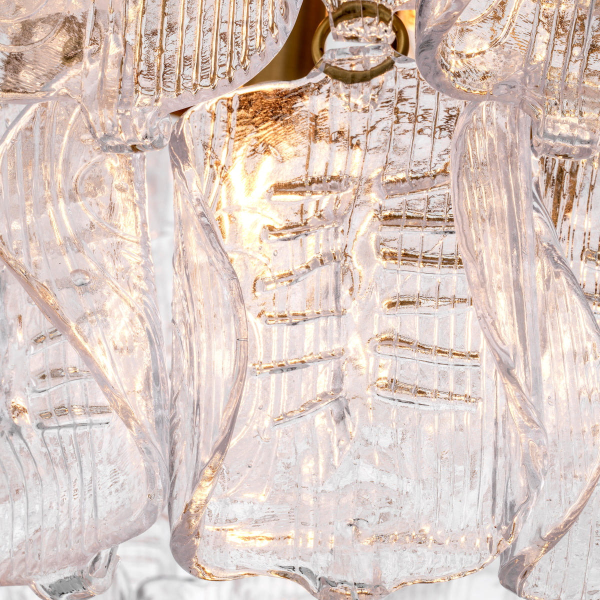 Tiered Glass Chandelier Solange | Eichholtz Miami