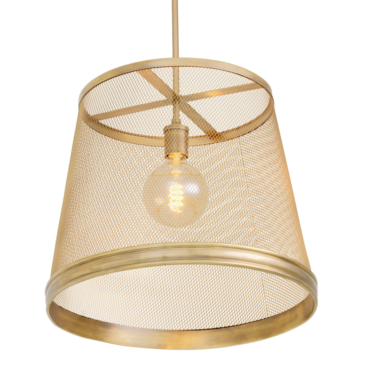 Brass Mesh Pendant Colindale | Eichholtz Miami