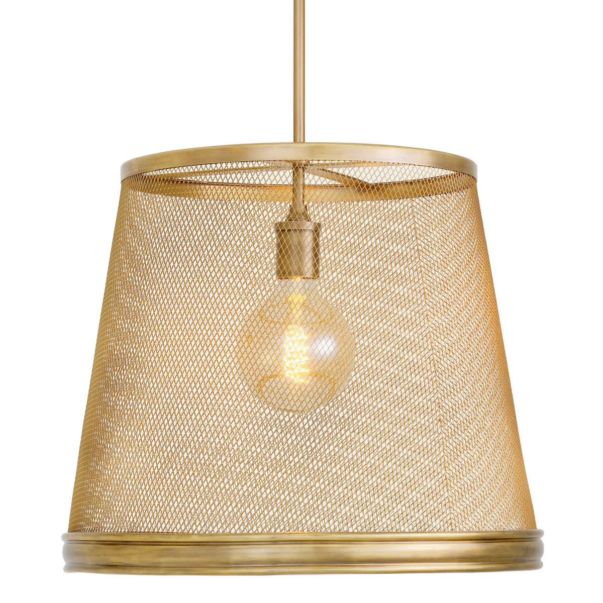 Brass Mesh Pendant Colindale | Eichholtz Miami