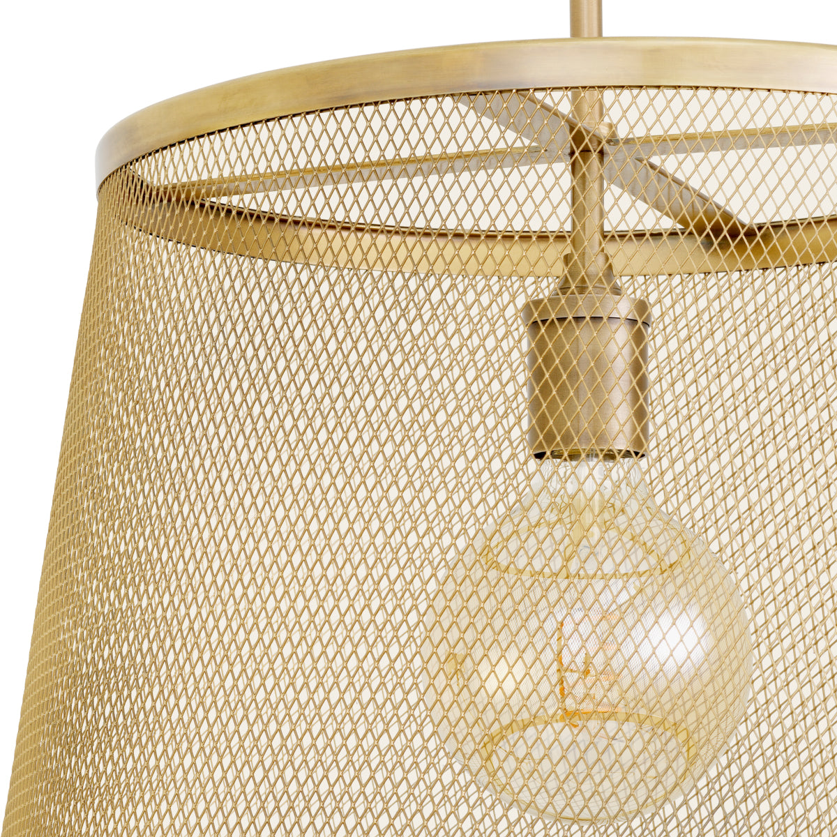 Brass Mesh Pendant Colindale | Eichholtz Miami