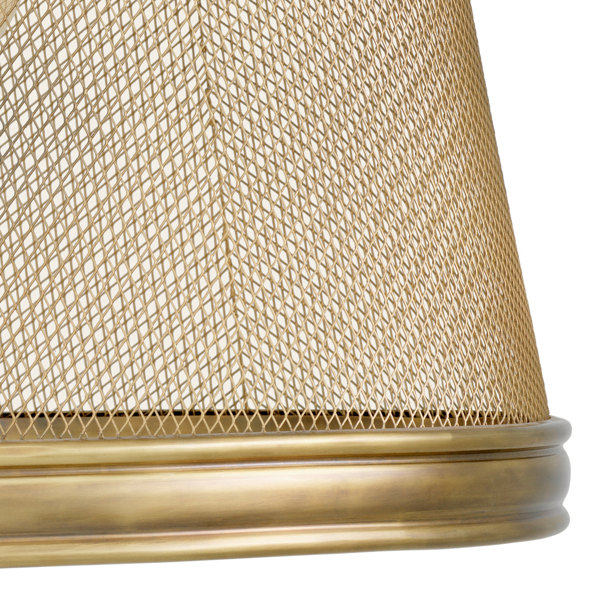 Brass Mesh Pendant Colindale | Eichholtz Miami