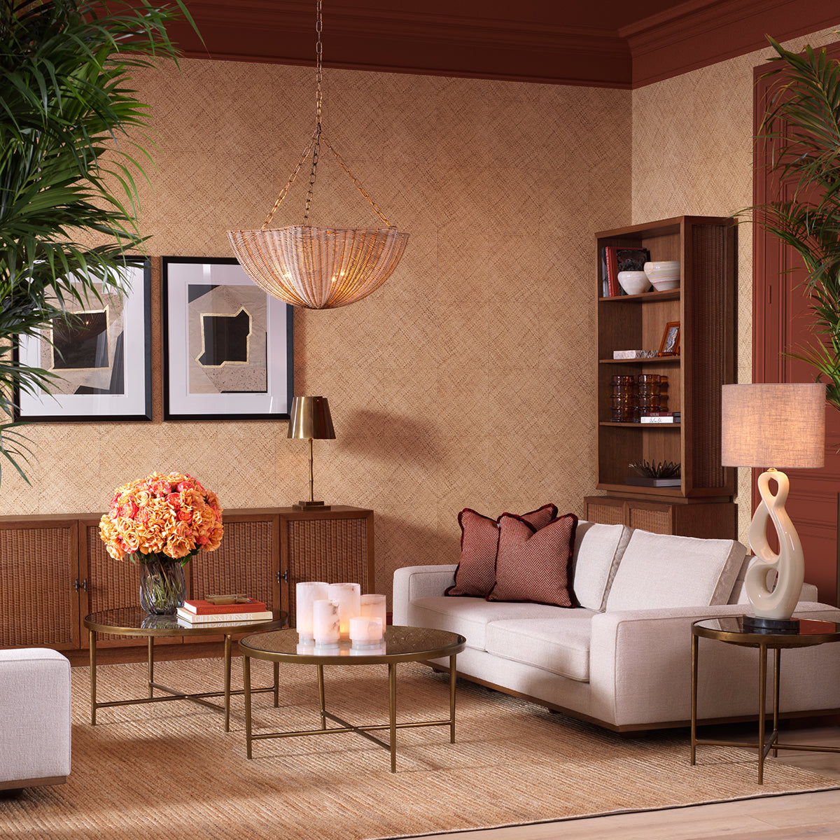 Gold Shade Table Lamp Seraphina | Eichholtz Miami