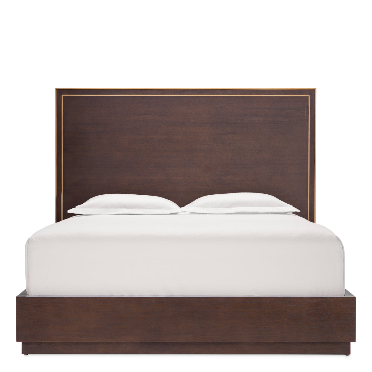 Brown Oak Bed Frame Camelot | Eichholtz Miami