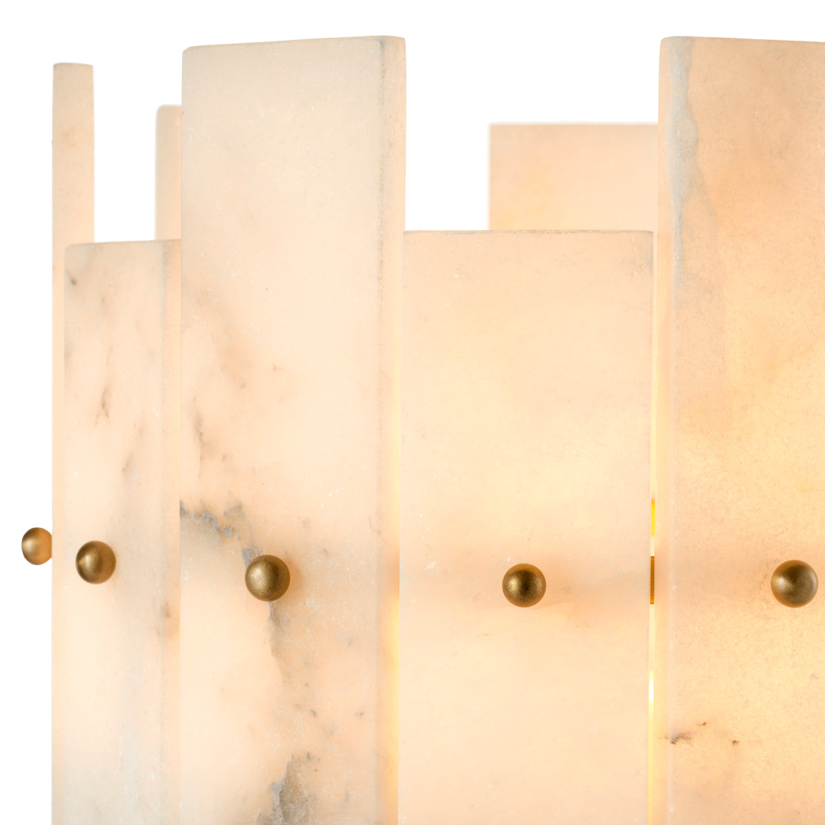 Alabaster Hurricane Candle Holder Ruby | Eichholtz Miami