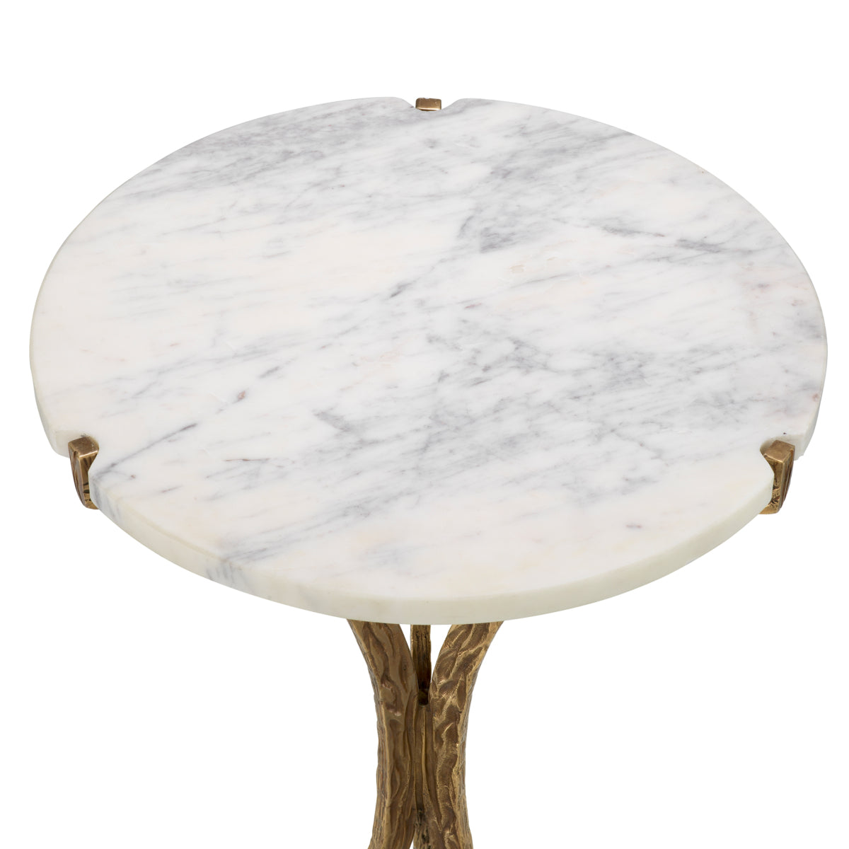 White Marble Side Table Emmeline | Eichholtz Miami