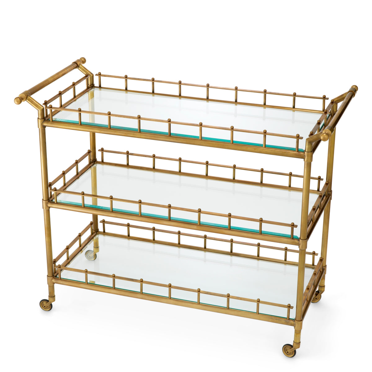 Vintage Brass Trolley Scarlett | Eichholtz Miami