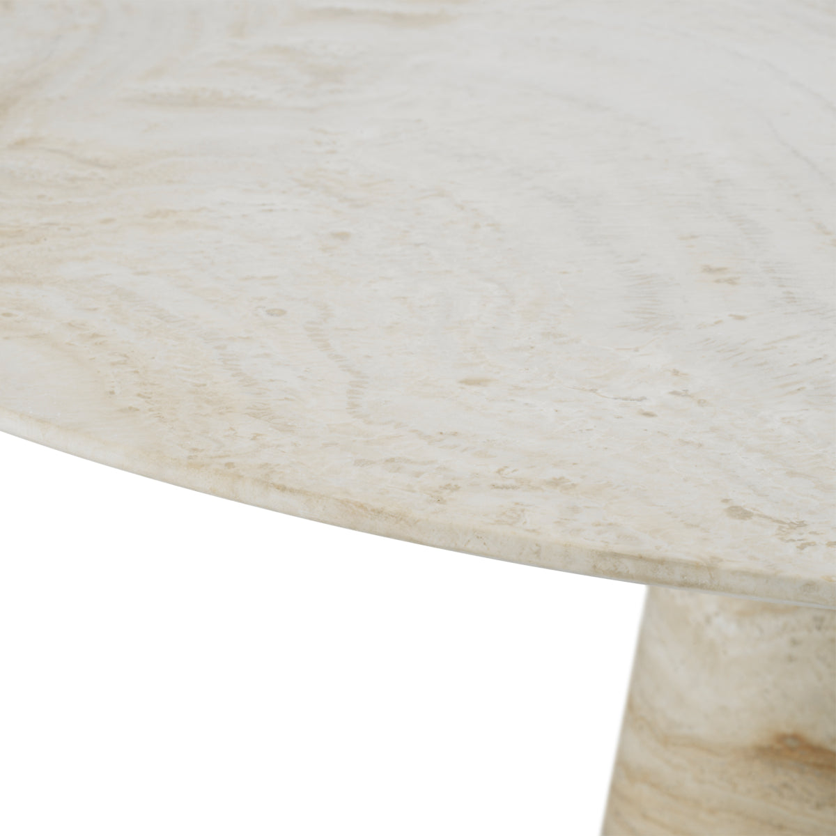 Travertine Dining Table Genova | Eichholtz Miami