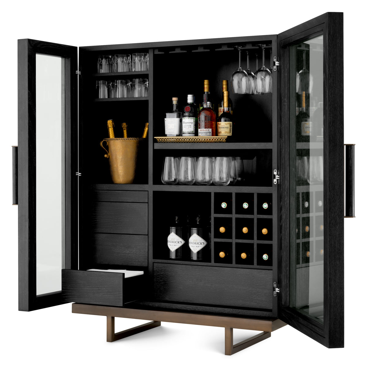 Oak Bar Cabinet Connaught | Eichholtz Miami