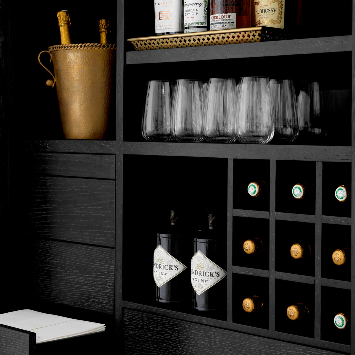 Oak Bar Cabinet Connaught | Eichholtz Miami