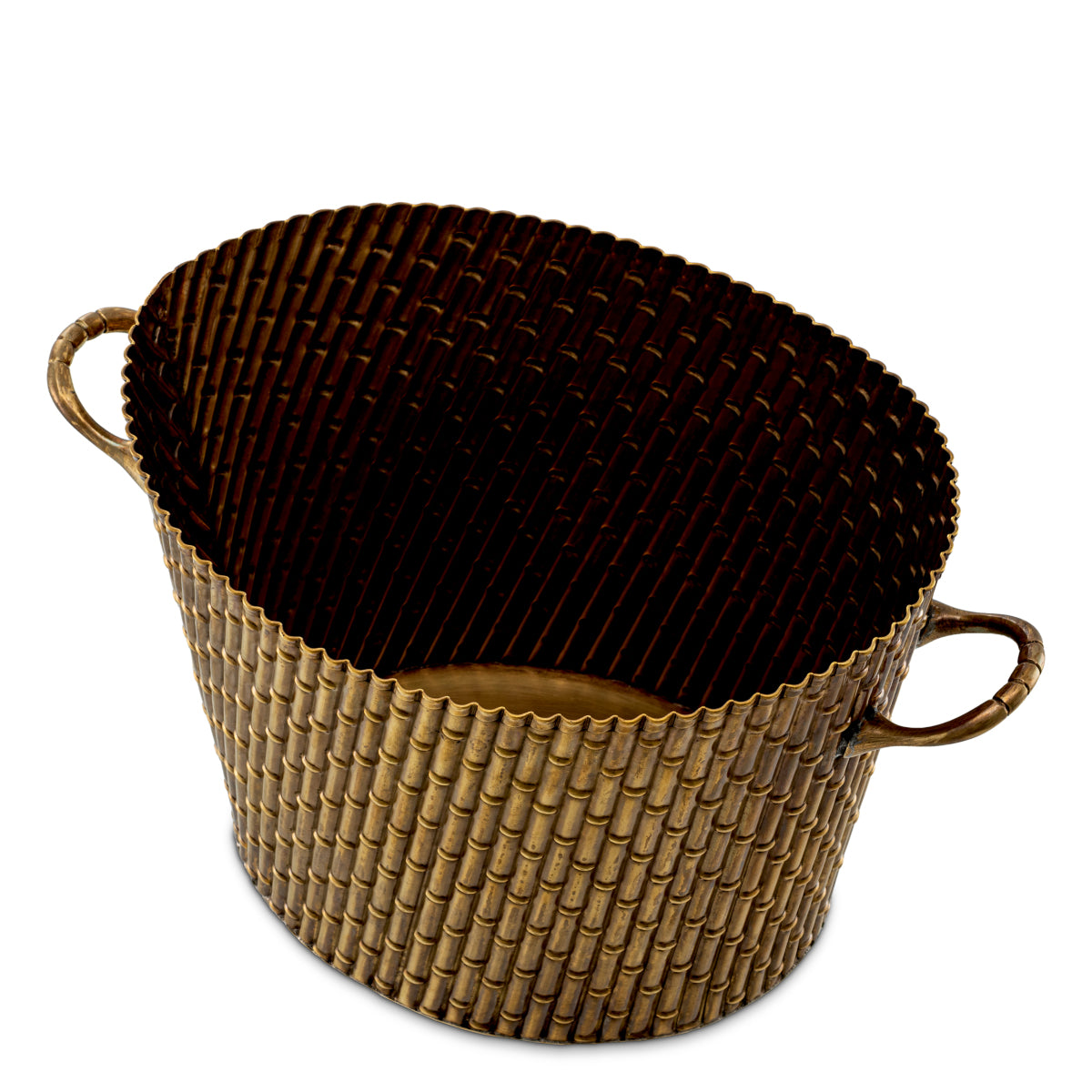 Vintage Brass Wine Cooler Barletta | Eichholtz Miami