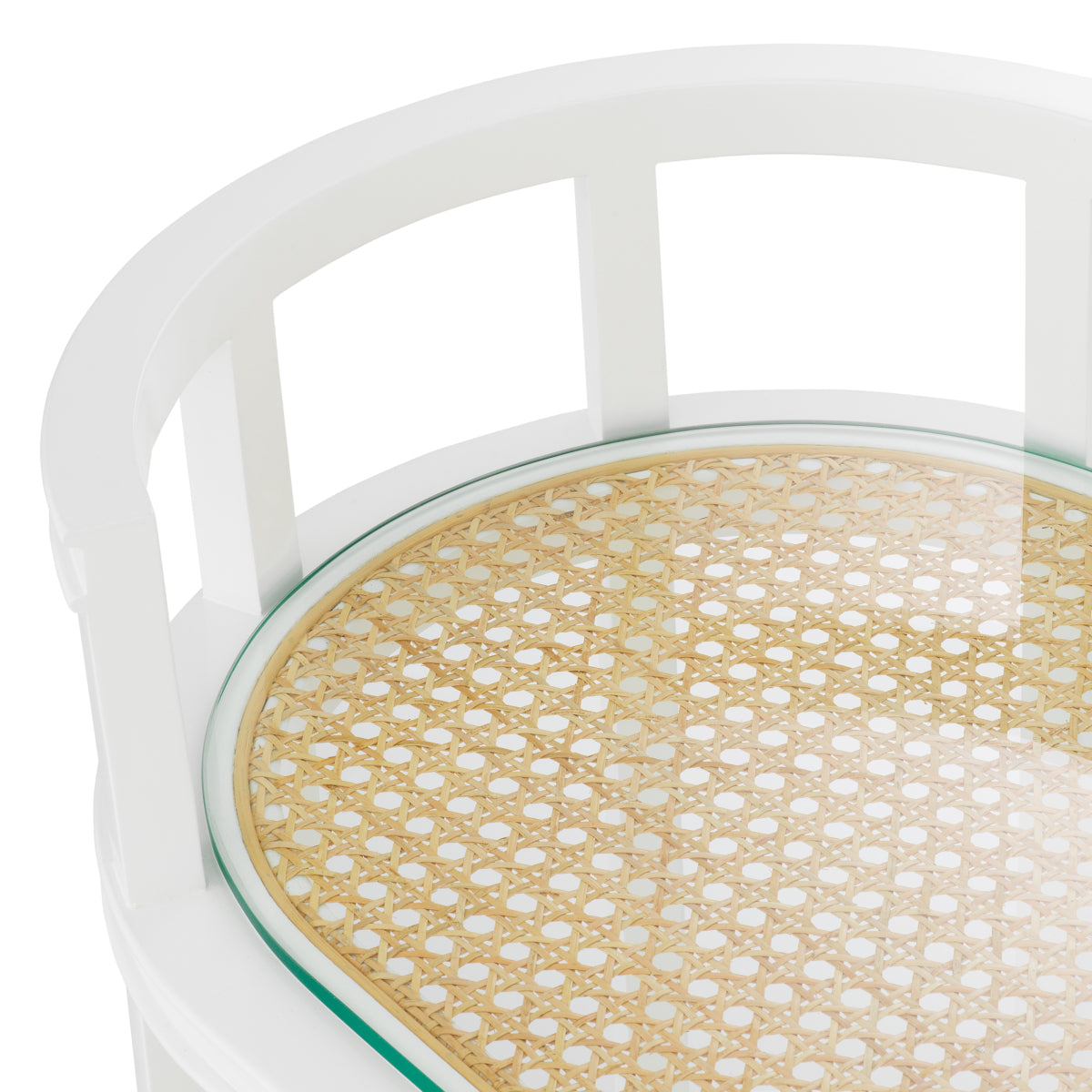 Natural Cane Oblong Trolley Bahamas | Eichholtz Miami