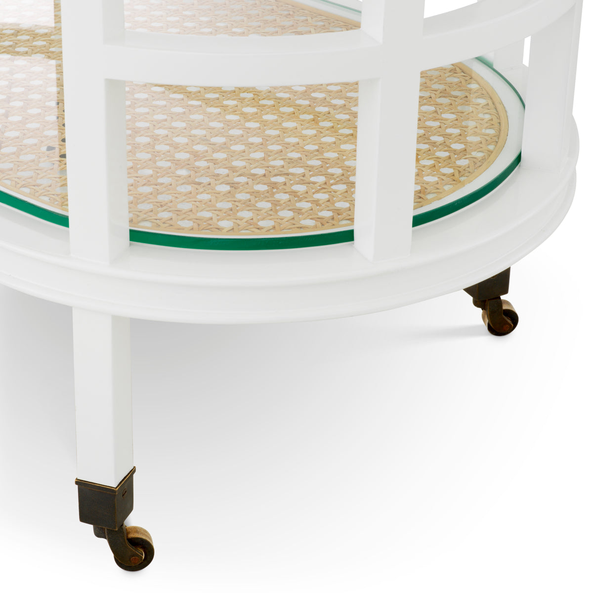 Natural Cane Oblong Trolley Bahamas | Eichholtz Miami