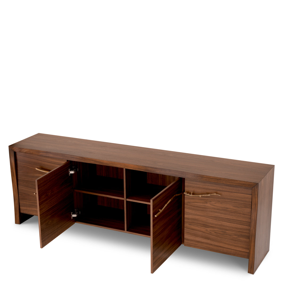 Walnut Veneer 4-Door Dresser Charford | Eichholtz Miami