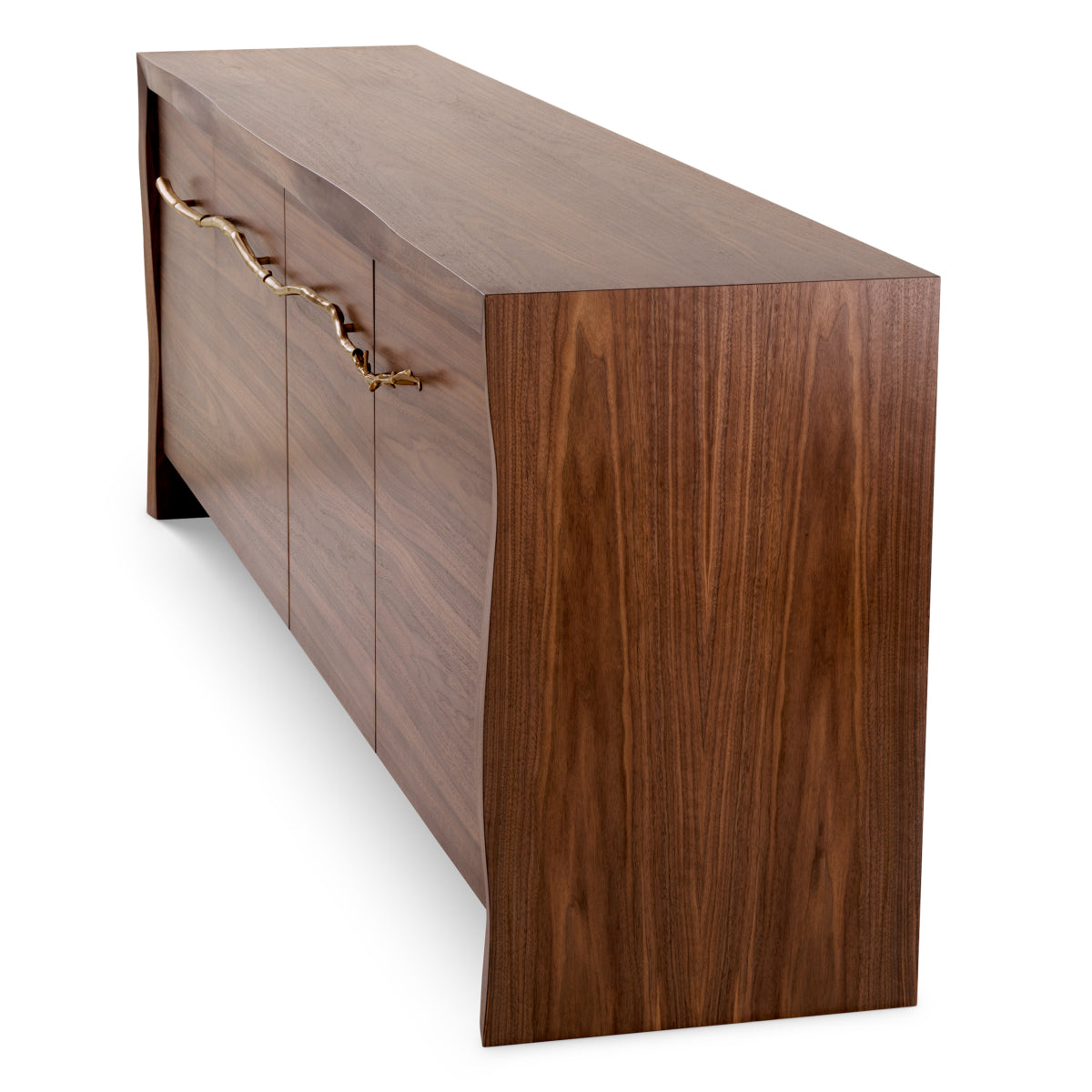 Walnut Veneer 4-Door Dresser Charford | Eichholtz Miami