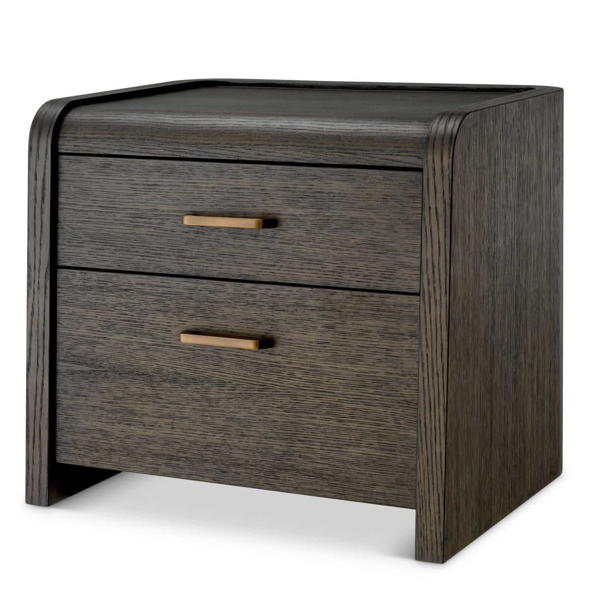 Oak 2-Drawer Nightstand Joane | Eichholtz Miami