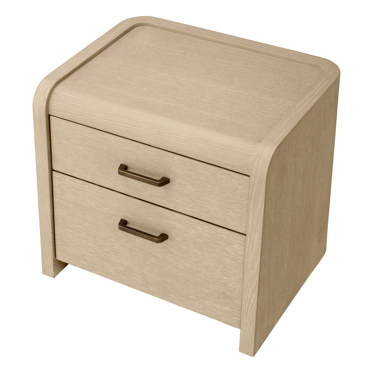 Oak 2-Drawer Nightstand Joane | Eichholtz Miami