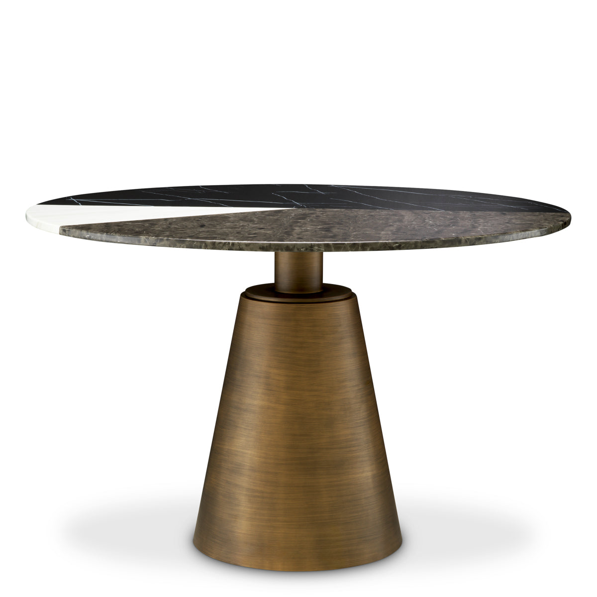 Copper Base Dining Table Tricolori | Eichholtz Miami