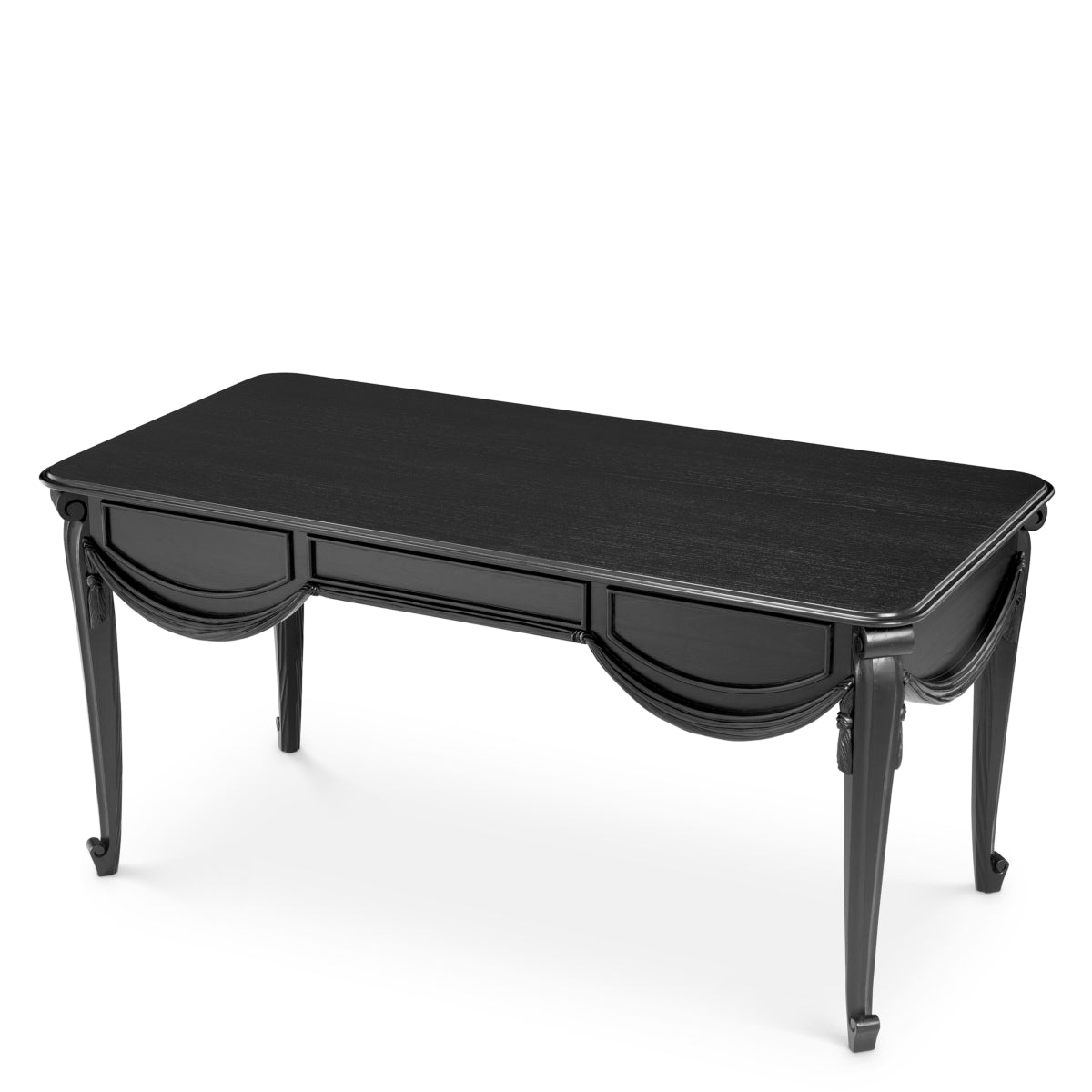 Wooden Black Desk Zafiro | Eichholtz Miami