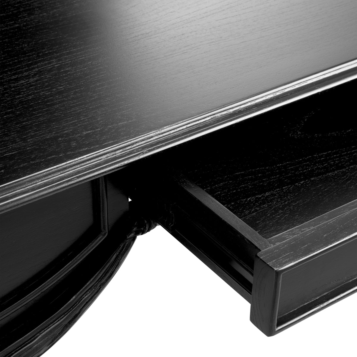 Wooden Black Desk Zafiro | Eichholtz Miami