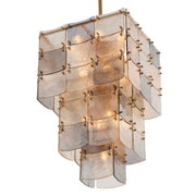 Glass Tiered Chandelier Laurent | Eichholtz Miami