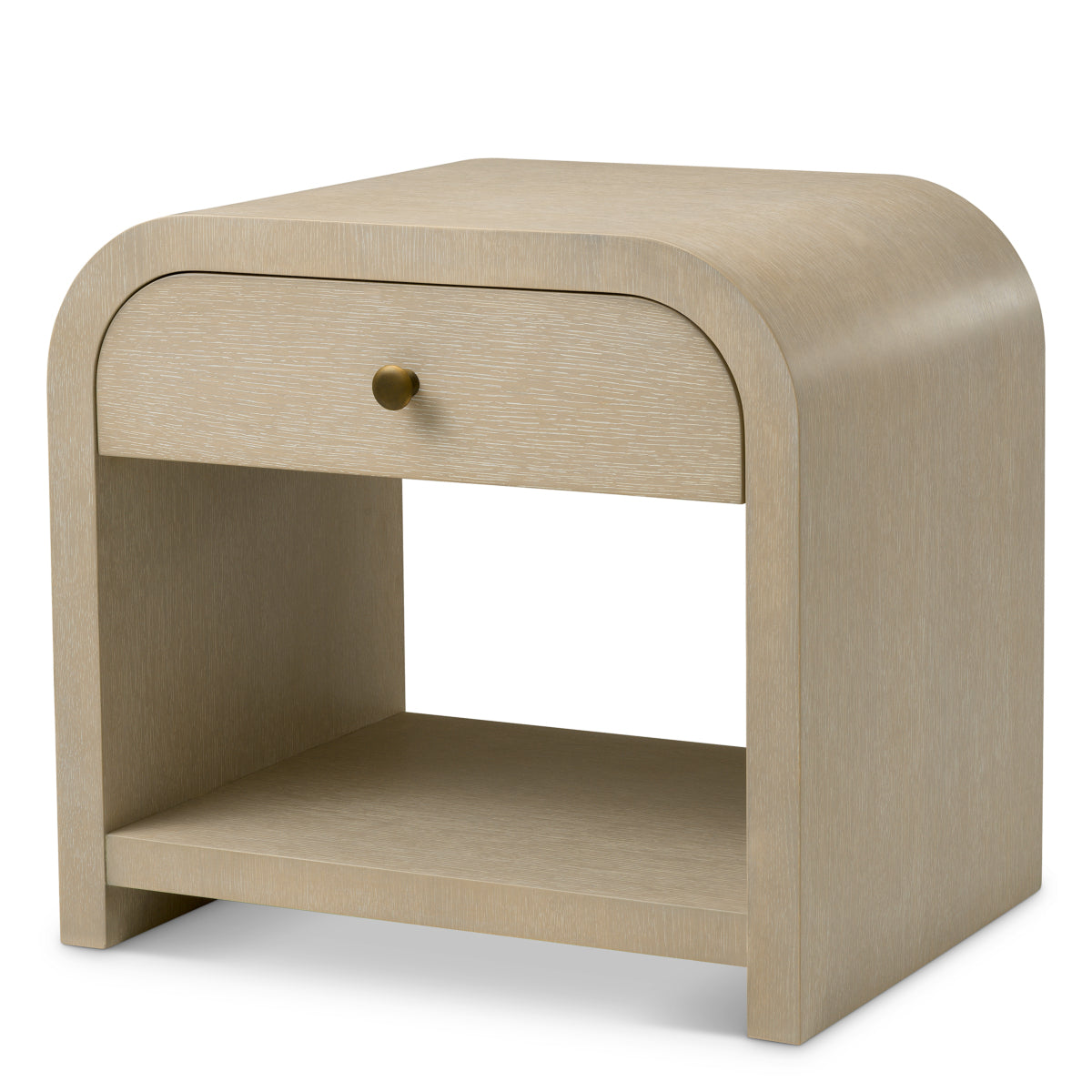 Oak Veneer Nightstand Rhodes | Eichholtz Miami