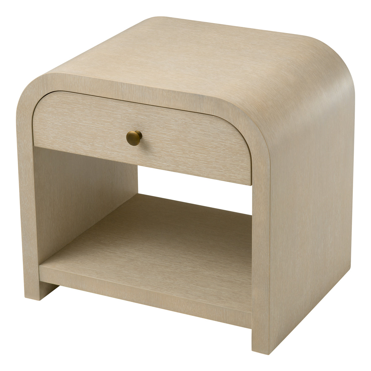 Oak Veneer Nightstand Rhodes | Eichholtz Miami