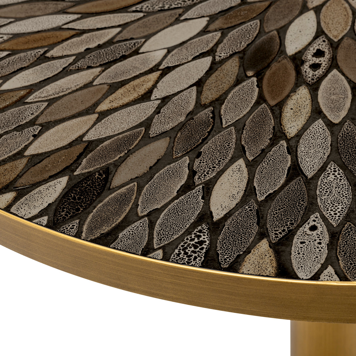 Antique Brass Dining Table Declan | Eichholtz Miami