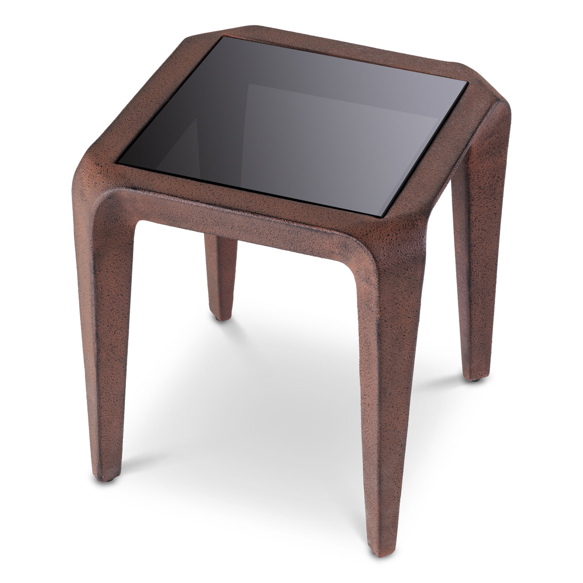 Oxidized Aluminum Side Table Quentin | Eichholtz Miami