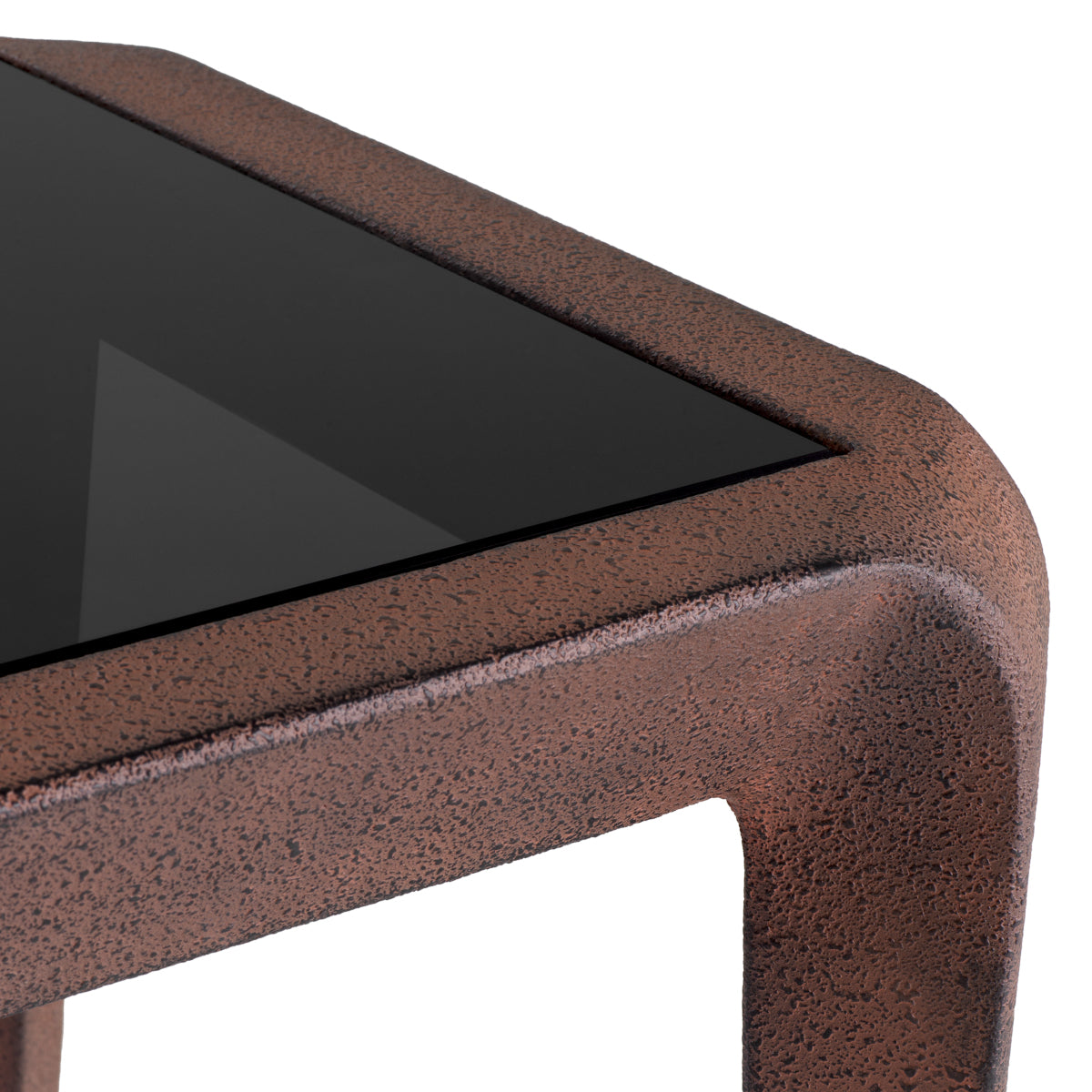 Oxidized Aluminum Side Table Quentin | Eichholtz Miami