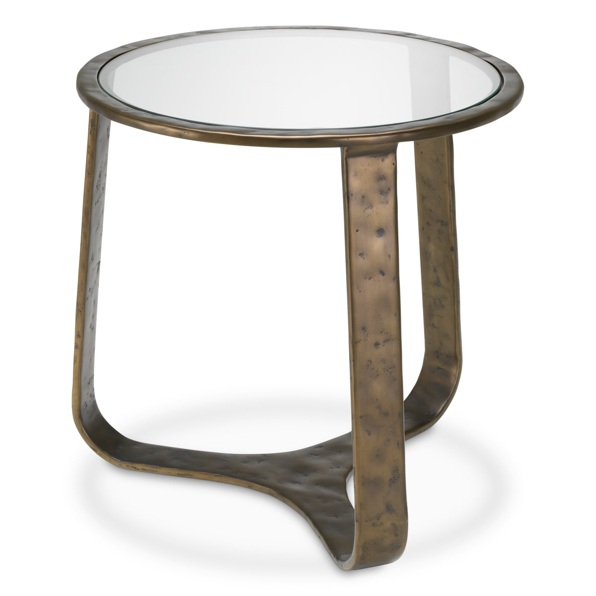 Bronze Round Side Table Cambronne | Eichholtz Miami