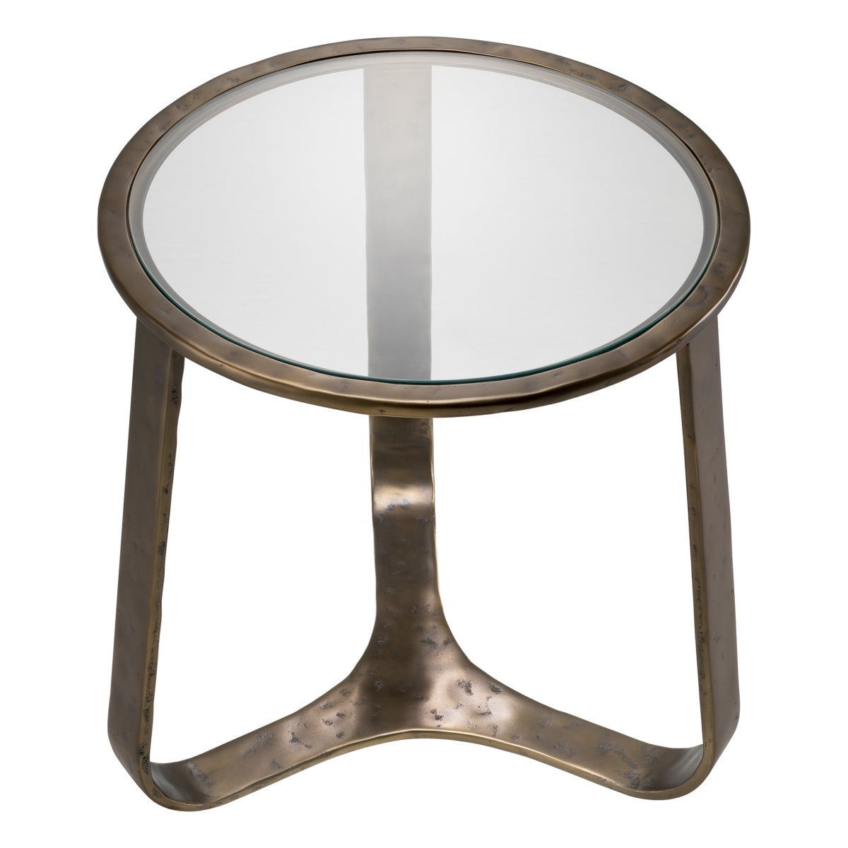 Bronze Round Side Table Cambronne | Eichholtz Miami