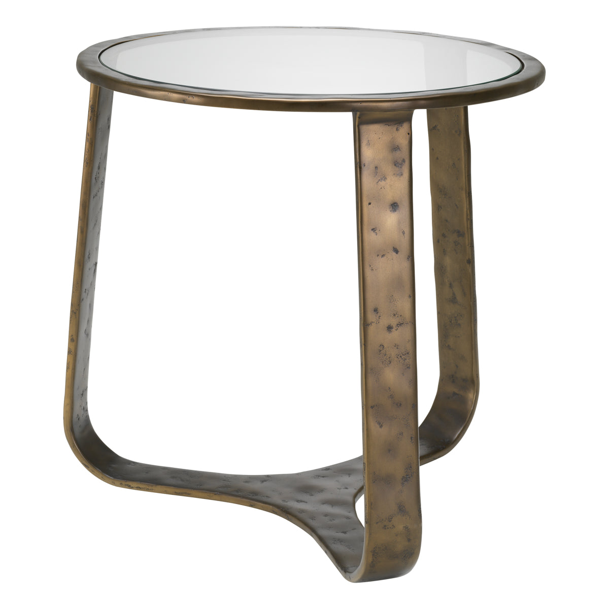 Bronze Round Side Table Cambronne | Eichholtz Miami