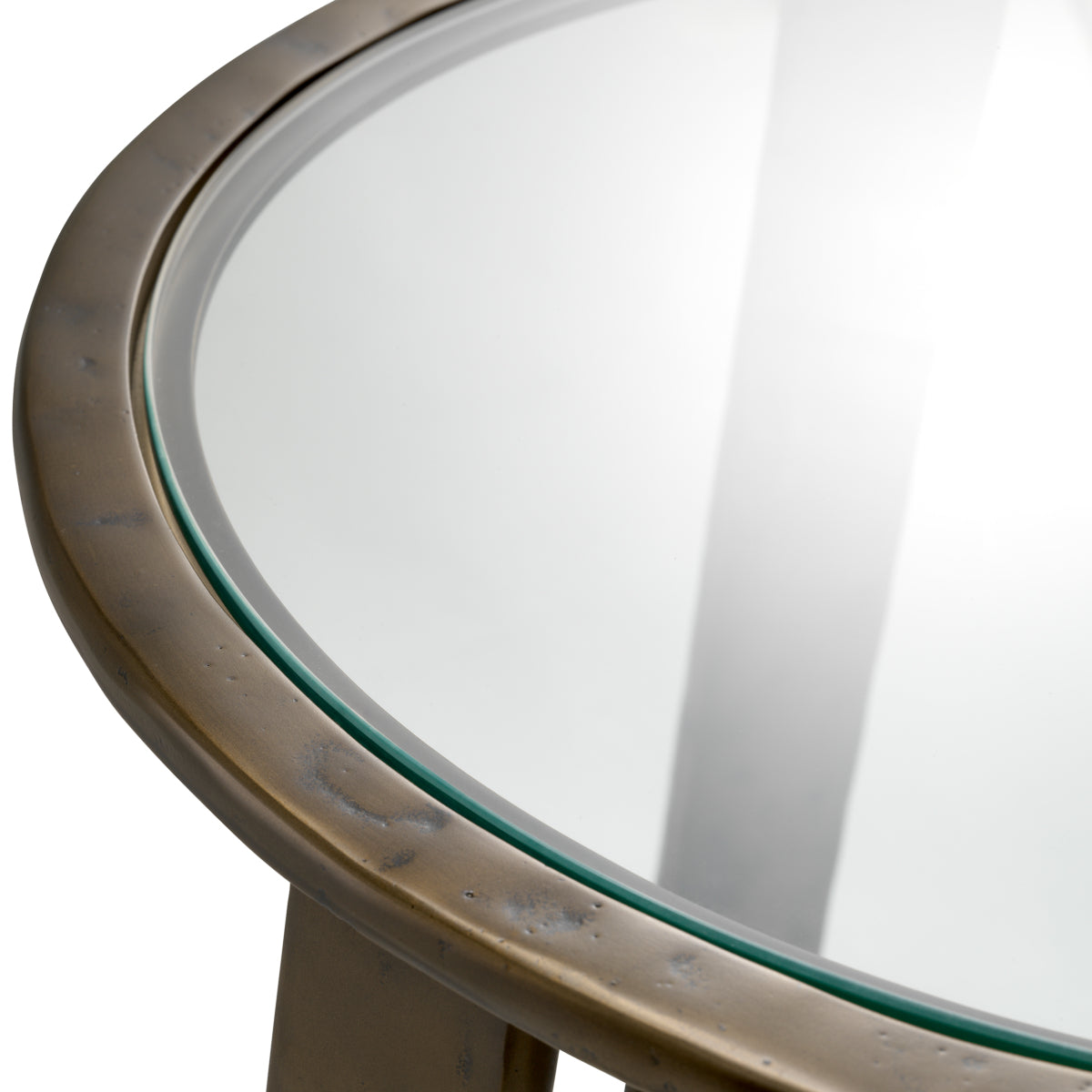 Bronze Round Side Table Cambronne | Eichholtz Miami