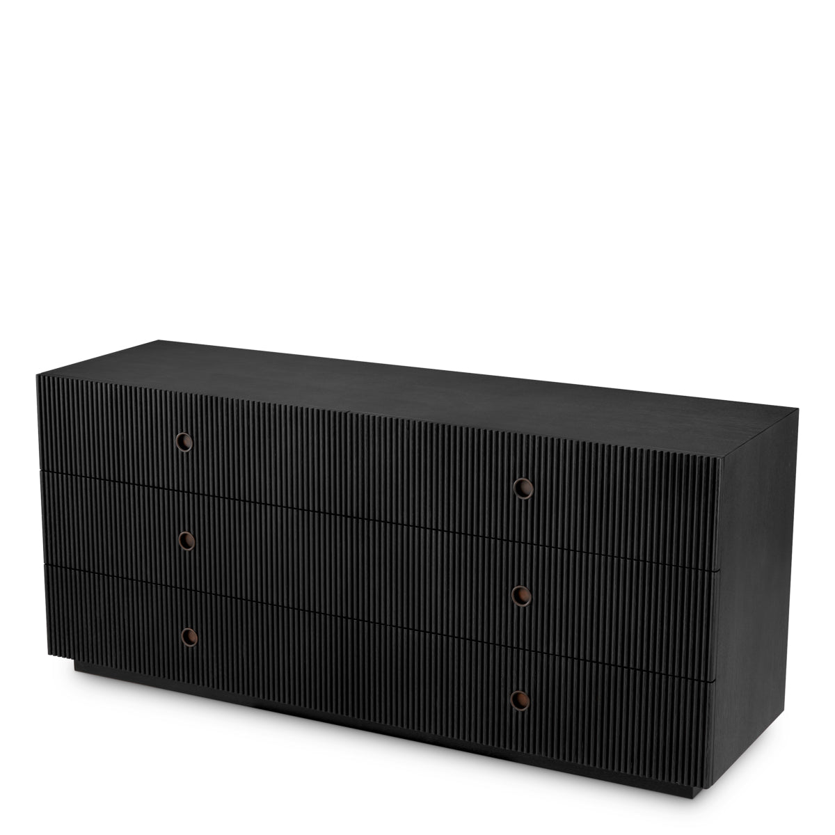 Ribbed Wood Drawer Chest Dimitrios | Eichholtz Miami