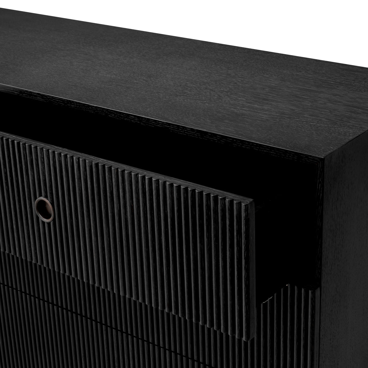 Ribbed Wood Drawer Chest Dimitrios | Eichholtz Miami