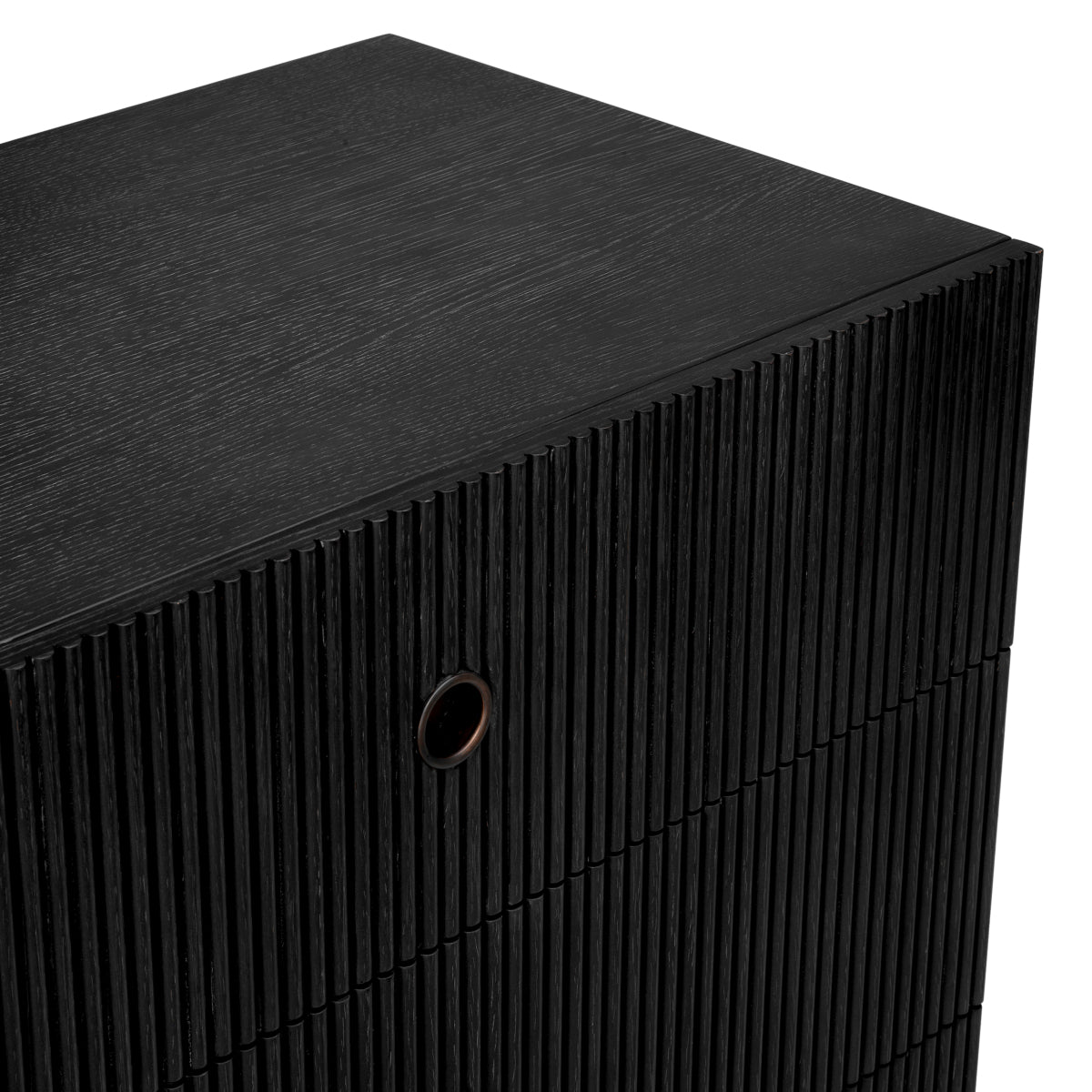 Ribbed Wood Drawer Chest Dimitrios | Eichholtz Miami