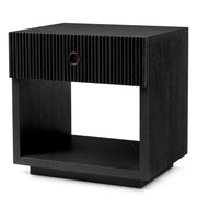 Ribbed Wood Nightstand Dimitrios | Eichholtz Miami