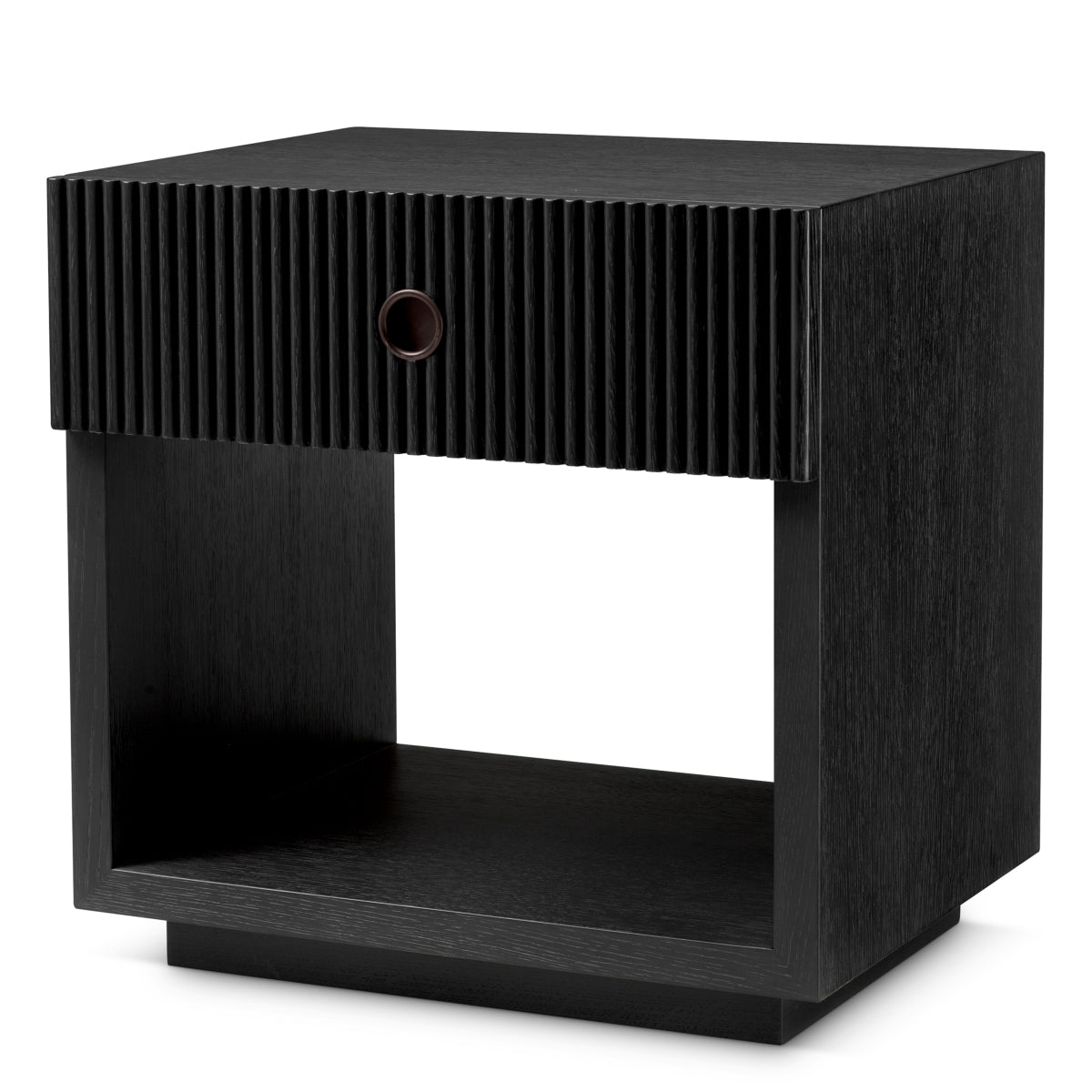 Ribbed Wood Nightstand Dimitrios | Eichholtz Miami