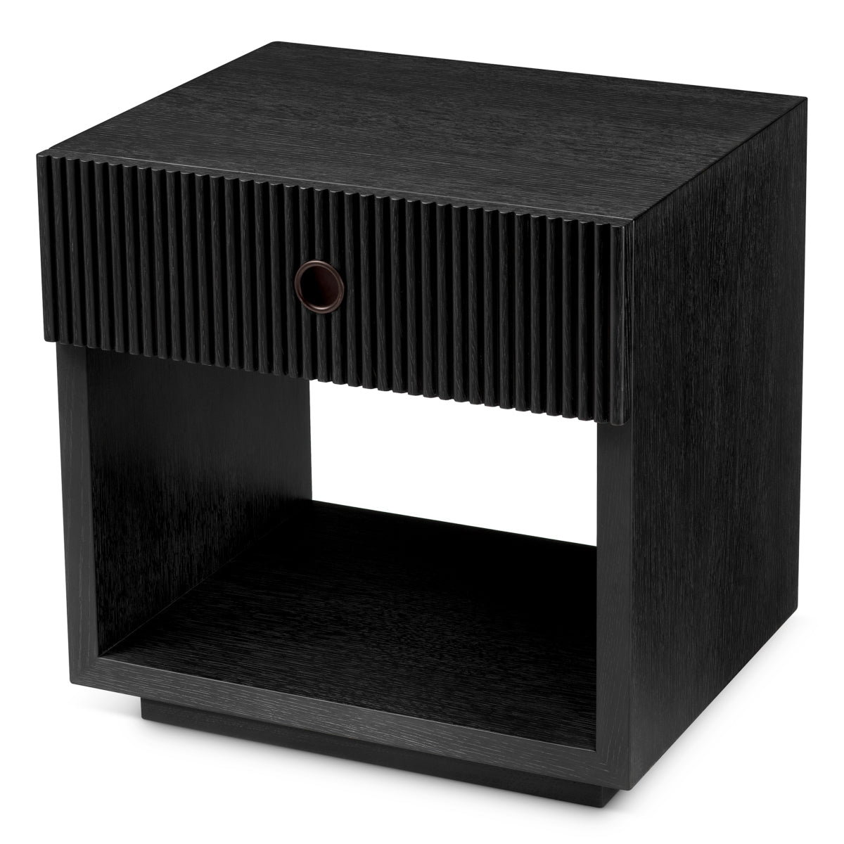 Ribbed Wood Nightstand Dimitrios | Eichholtz Miami
