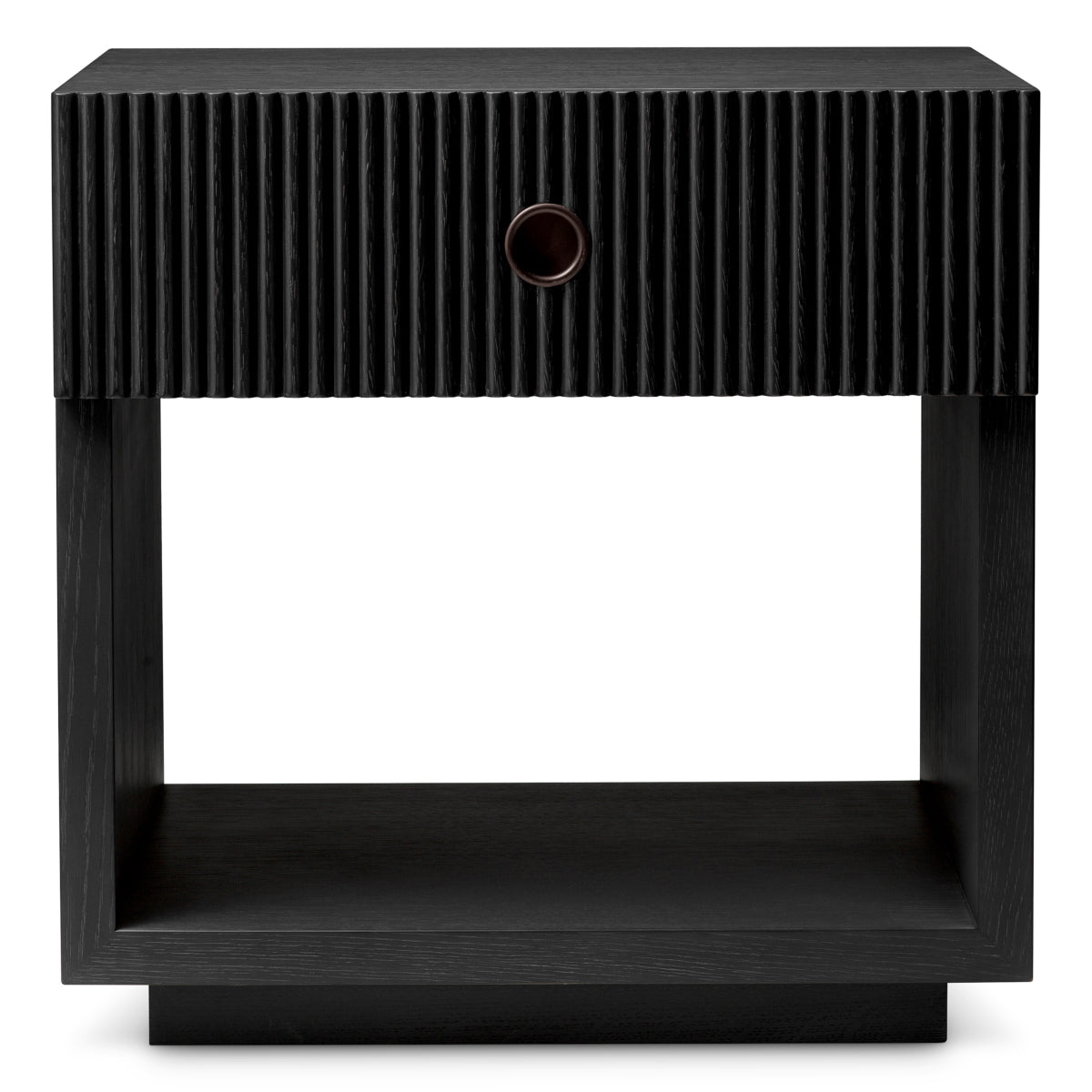 Ribbed Wood Nightstand Dimitrios | Eichholtz Miami
