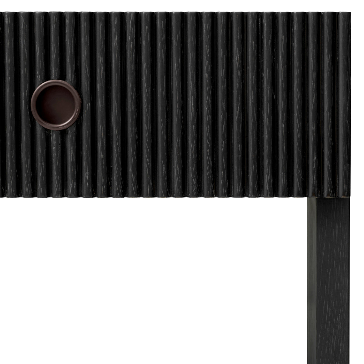 Ribbed Wood Nightstand Dimitrios | Eichholtz Miami