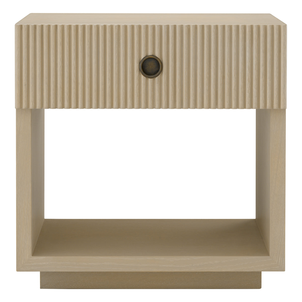 Ribbed Wood Nightstand Dimitrios | Eichholtz Miami