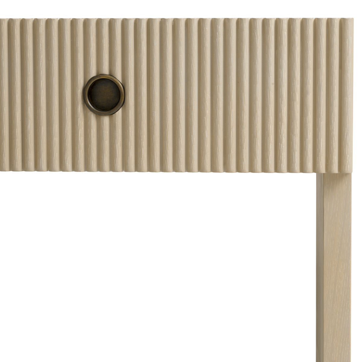 Ribbed Wood Nightstand Dimitrios | Eichholtz Miami