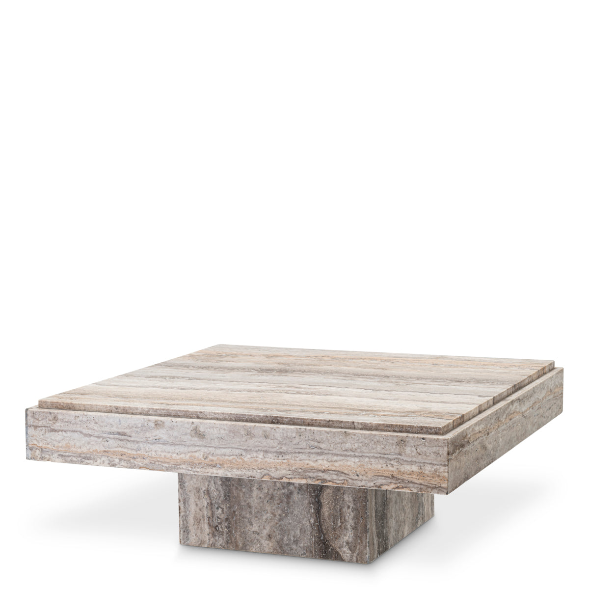 Square Travertine Coffee Table Sartoria | Eichholtz Miami